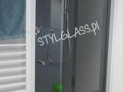 szklana osłona kabiny prysznicowej drzwi